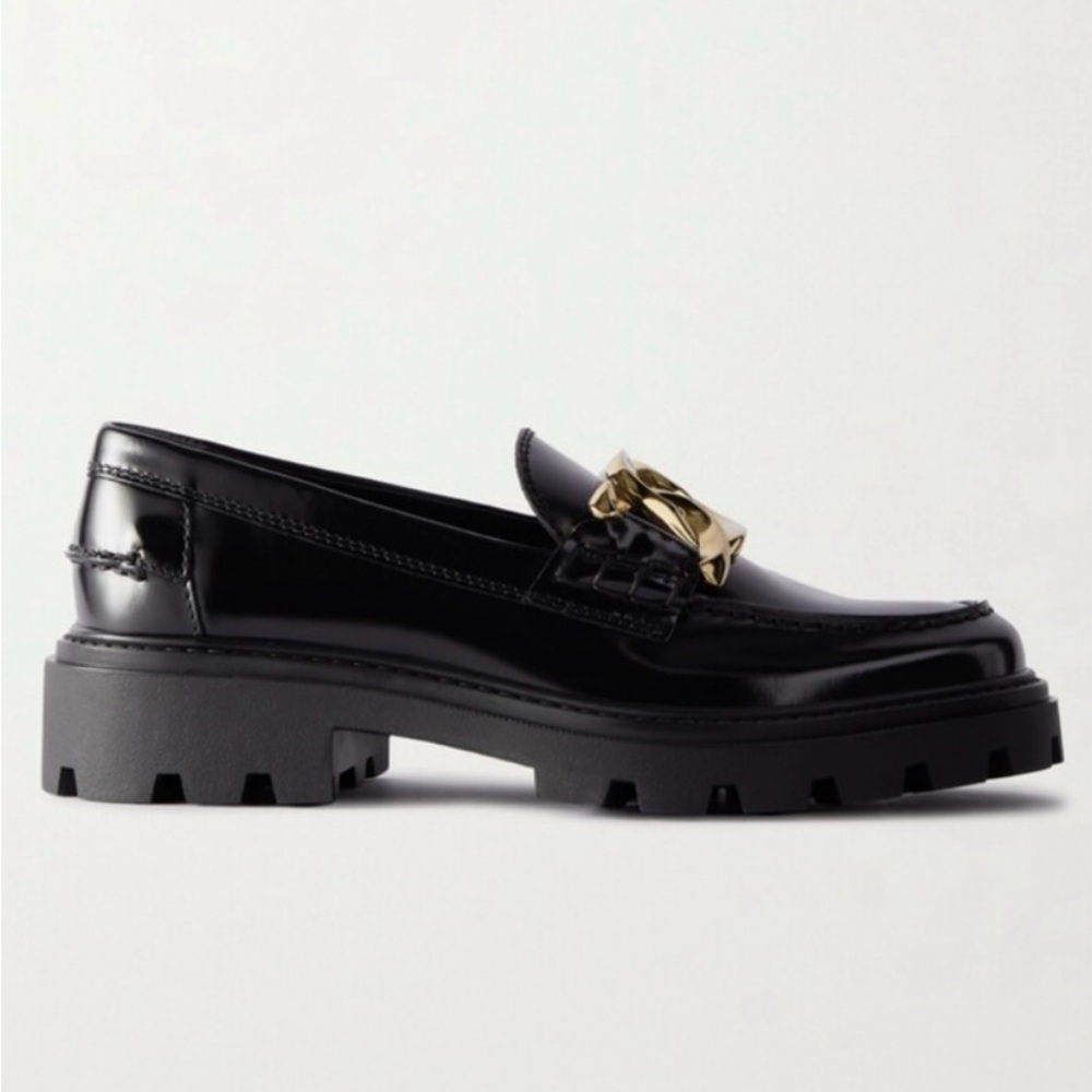 🌟TOD’S GOMMA PESANTE LEATHER LOAFERS🌟 - Picture 2 of 10